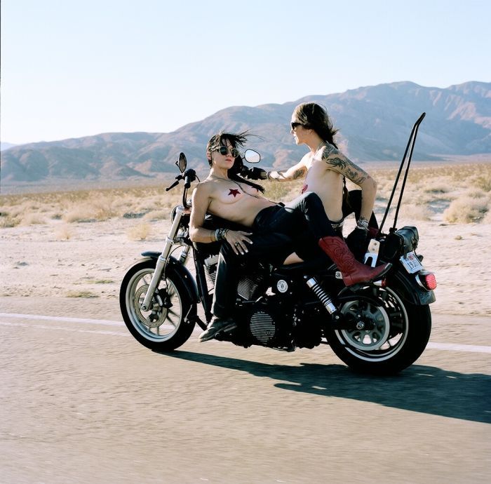 Girls on a motorcycle in Gaziantep